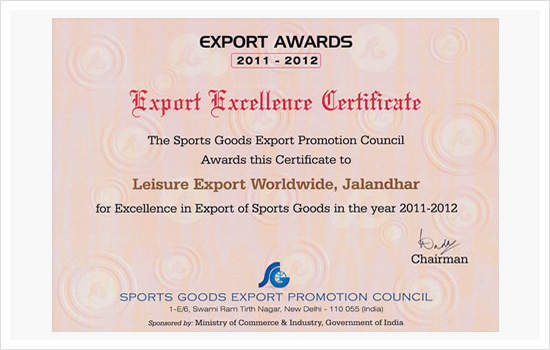 Export Award 2011-12