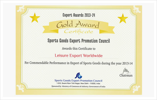 Export Award 2013-14
